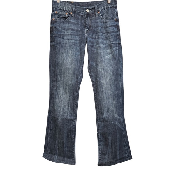Lucky Brand Easy Rider Bootcut Jeans 2/26 Embroidered Pockets - Picture 1 of 8